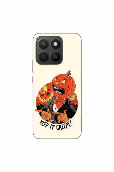 OEM Husa compatibila cu Honor X8c Silicon Gel Tpu Model Halloween Keep it Creepy