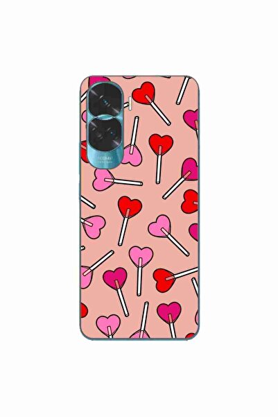 OEM Husa compatibila cu Honor 90 Lite 5G Silicon Gel Tpu Model Valentines Hea...