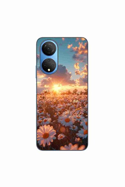OEM Husa compatibila cu Honor X7 Silicon Gel Tpu Model Rasarit cu Flori