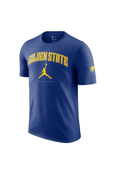 Nike Bărbați& # Tricou cu mânecă scurtă: Golden State Warriors Essential Jord...