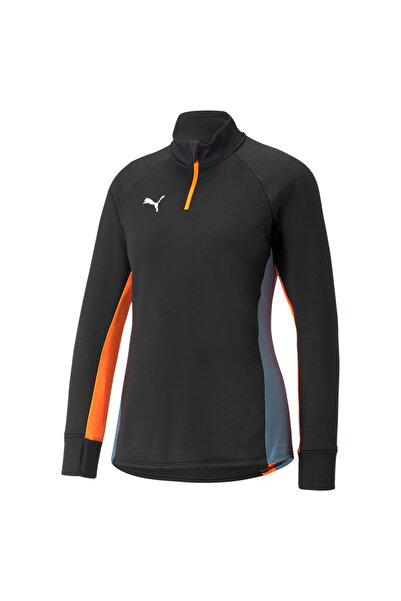 Puma Women individualBLAZE's Quarter-Zip Football Top - Black