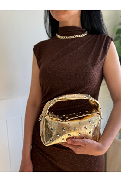 lalettobags Women's Nila Model Studded Hand & Shoulder Bag