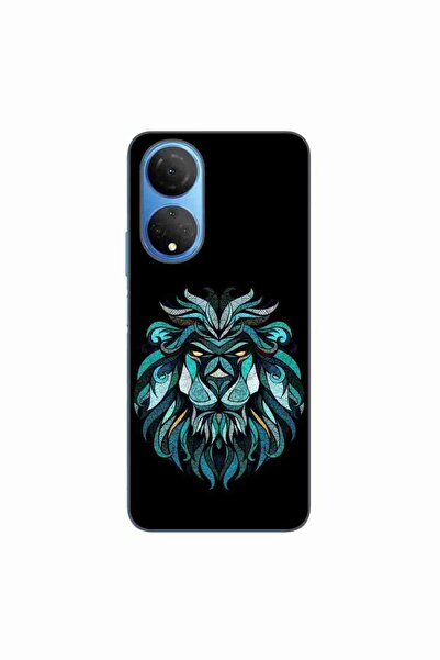 OEM Case compatible with Honor X7 Silicone Gel Tpu Abstract Lion Pattern