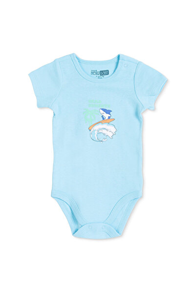 ebebek Hello Baby HelloBaby Erkek Bebek Body Hayvan Baskılı Çıtçıtlı Çıtçıtlı...