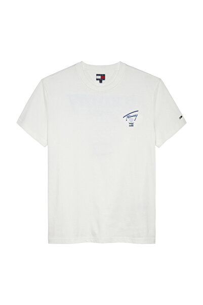 Tommy Hilfiger Bărbați& # x27;s Tricou cu mânecă scurtă, cu logo pe spate, gu...