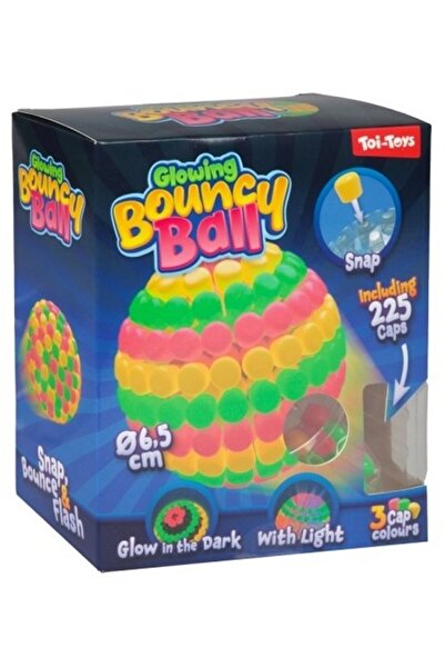JPT Set DIY de mingi săritoare luminoase 6,5 cm, 225 capace