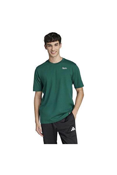 adidas Bărbați& # x27;s Tricou cu mânecă scurtă Lounge cu imprimeu natură moa...