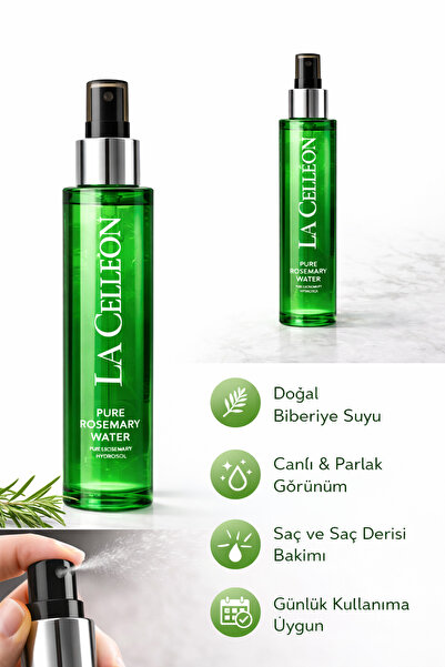 la celleon %100 Doğal Biberiye Suyu Saç Toniği 100 ml | Dökülme Karşıtı Saç Bakımı