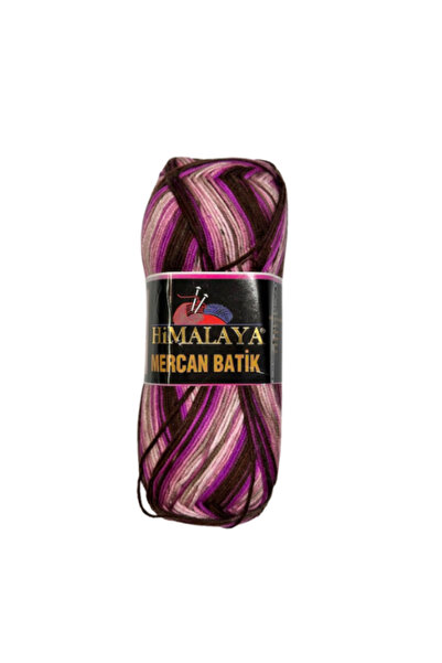Himalaya Меркан Батик 5 броя Изгоден пакет 100 гр 260 м Фина мраморирана преж...