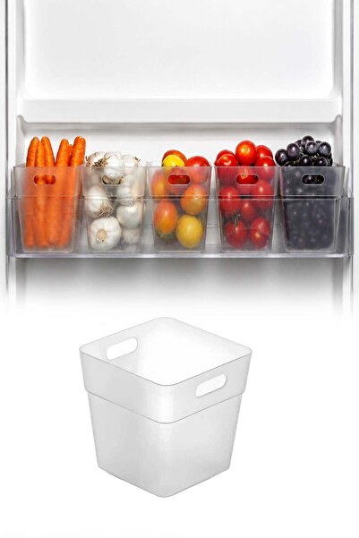 omilife 1 Adet Buzdolabı Kapak İçi Organizer Kutu Mutfak Düzenleyici Buzdolab...