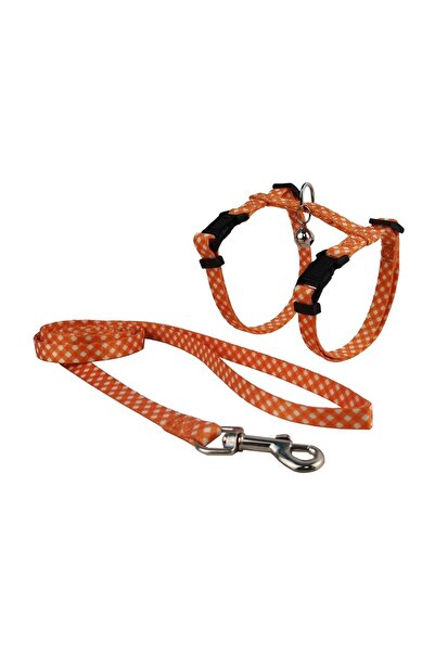 Pet Interest Σαμαράκι με Οδηγό 1m Πορτοκαλί Medium 35-55cm