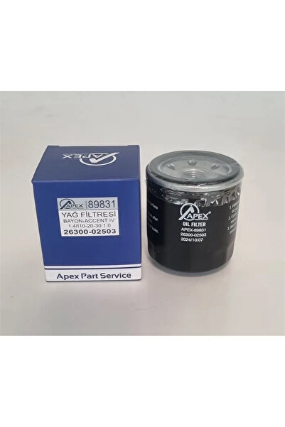 Apex YAĞ FİLTRESİ HYUNDAI BAYON-ACCENT IV 1.4/İ10-20-30 1.0