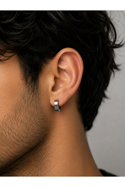 Girift Vintage Graw 2 Pieces of Steel No-Punching Compression Earrings