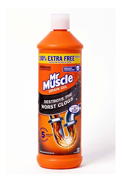 Mr. Muscle Muscle Drin Powder Gel, 1000 ml (100% Extra Free)