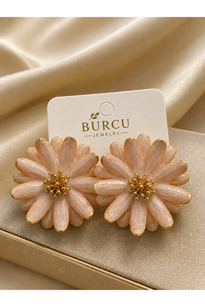 BIJUTERI أقراط بودرا فلاور الفاخرة من BURCU JEWELRY