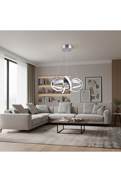 Elizim Home Lighting Hera Lüx Kaliteli Krom Sarkıt Avize