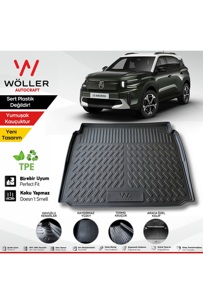 wöller Citroen C3 Aircross Bagaj Havuzu Hybrid 2025 Sonrası Uyumlu 3d Ultrafl...