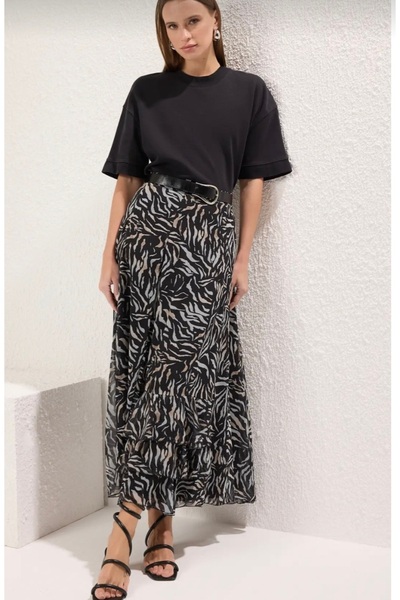 viyan butik Lined chiffon skirt