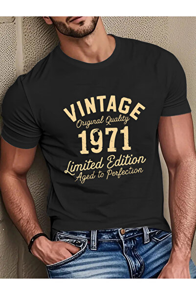 yiou trendy clothing تي شيرت بنمط ريترو 1971