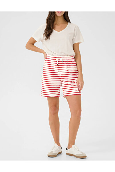 Evendi Shorts, White/Red