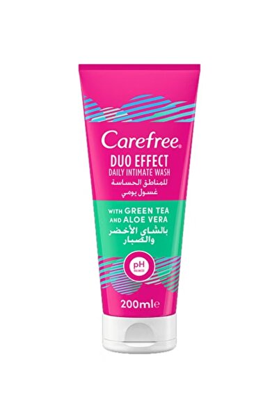 Carefree غسول مزدوج الفعالية من كيرفري - بتركيبة الشاي الأخضر وخلاصة الصبار -...