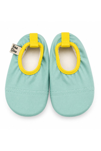 First Step Mint Yeşili Unisex Çocuk Kaydırmaz Tabanlı Havuz Patiği
