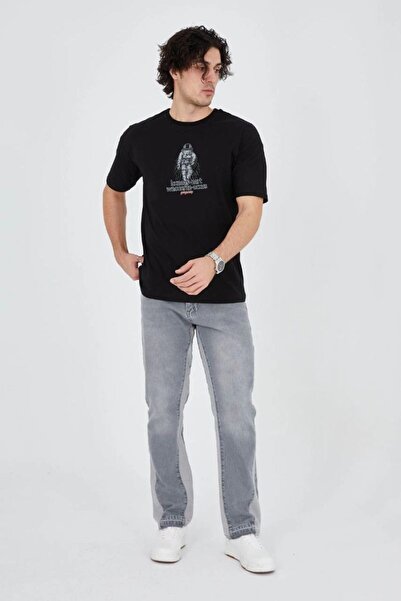 Mariposa Secret Men's Printed T-Shirt Short Sleeve Crew Neck Regular Fit Comf...