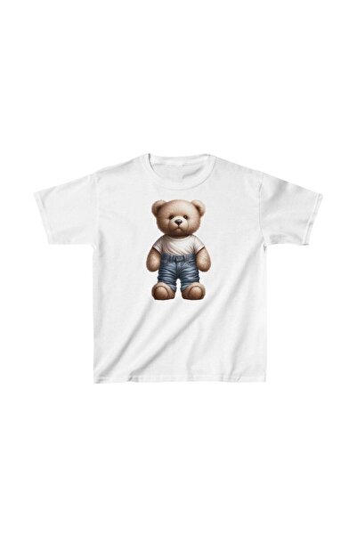 Mariposa Secret Unisex Kids Printed T-Shirt - White