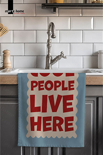 Marte Home Colorful Printed 40X60 Kitchen Towel, Drying Cloth