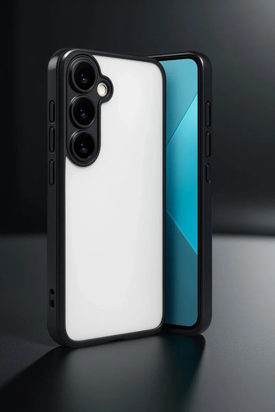 Generic Brand Galaxy A24 4g Prime Case Silicone with Lens - Silver