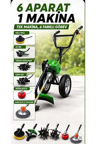 Be-welt TEKERLEKLİ OT BİÇME 6 APARAT BİR ARADA ARELTAR
