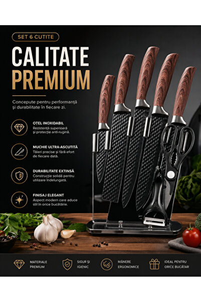 OEM SET OF 6 KNIVES (RO-V01)