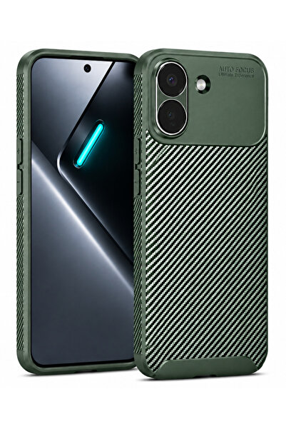 UnDePlus Xiaomi Poco X8 Pro Kılıf Karbon Silikon Case