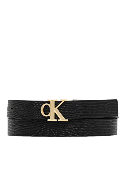Calvin Klein Γυναικεία Δερμάτινη Ζώνη Διπλής Όψεως Μαύρη LV04F7040G-UB1