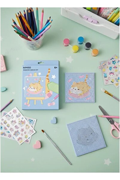 Miniso Elmas Boyama Mini Dekorasyon Seti Kedi Yavrusu Temalı – Çocuklar İçin ...