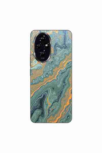 OEM Husa compatibila cu Honor 200 Silicon Gel Tpu Model Forest Flame Marble