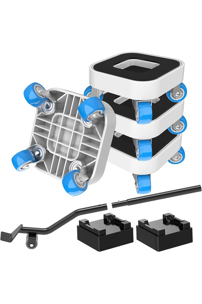 OEM Set de 4 roți pivotante, 360 ° pentru ridicarea și transportul mobilierul...