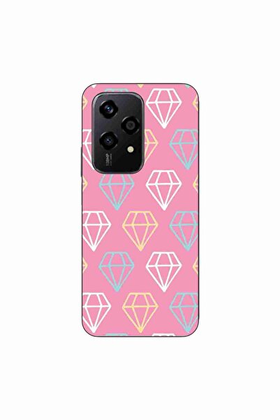 OEM Husa compatibila cu Honor 200 Lite Silicon Gel Tpu Model Diamond Pattern ...