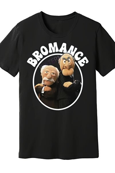 yiou trendy clothing Men's "Statler and Waldorf Doll Brothers" graphic T-shirt