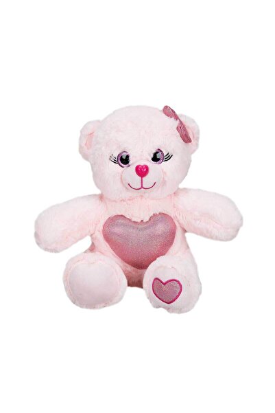 Puffy Friends Ursulet de plus colorat, Puffy Friends, Roz deschis, 26 cm