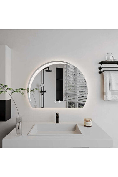 Alessandro DESIGN Oval LED Mirror, Defog, 70x63cm, Z014 Basic Touch