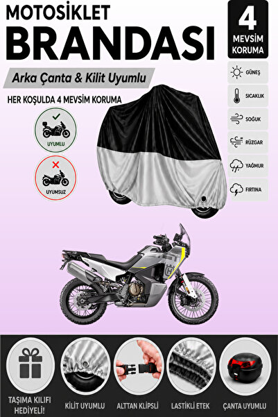 Cemku Double Black Top - Gray Bottom, Rear Bag Compatible Husqvarna Norden 90...