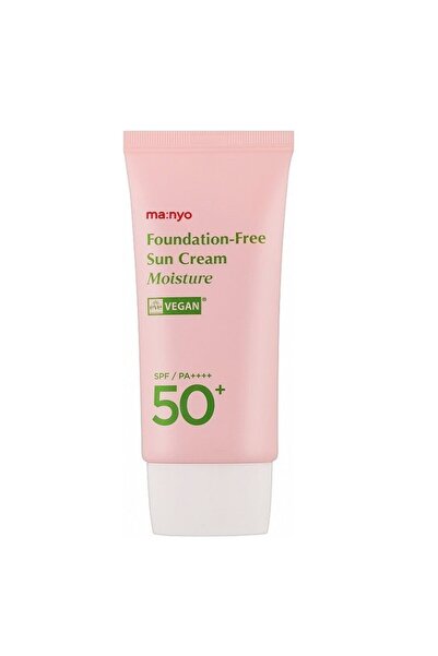 ma:nyo FOUNDATION FREE SUN CREAM SPF50+ PA++++ - Sun Protection Cream for Ski...