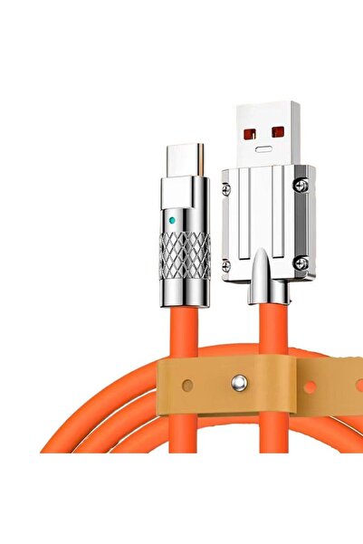 Generic USB Type-C 120W 6A Fast Charging Silicone Cable (2m/5Ft)