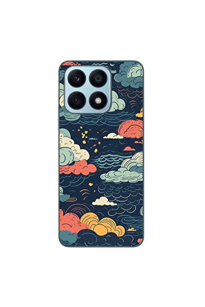 OEM Case compatible with Honor X8a Silicone Gel Tpu Model Mystic Night Sky