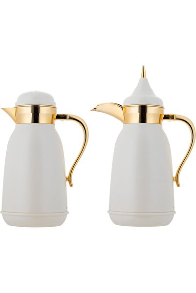 ALSAIF JUDIA 2- Pieces Coffee and Tea Vacuum Flask, leak-proof and keeps drin...