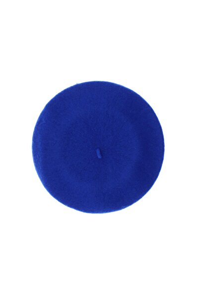 ButicCochet Women's beret, wool, ButicCochet, one size, Electric blue - BSC599