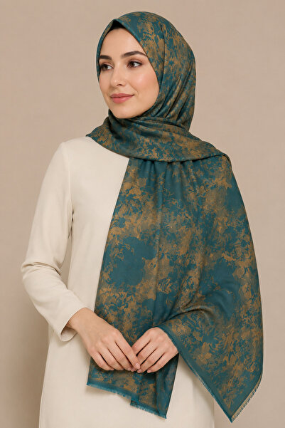 Fevora Patterned Hijab Shawl