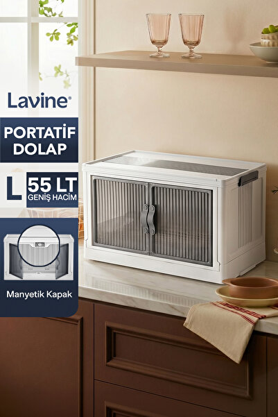 Lavine " Large " Portable Closet Organizer 55Lt Multi-Purpose with Magnetic L...