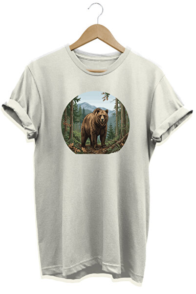 WİDİ Huntwear Wild Boar Printed Nature T-Shirt Outdoor Camping Wear